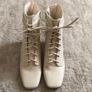 White/Cream Boots